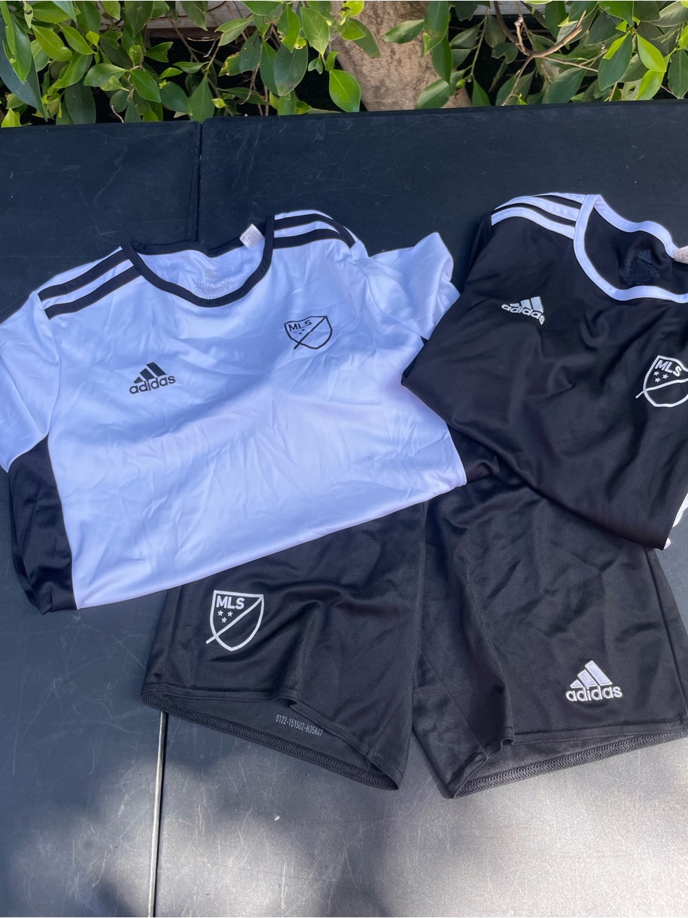 adidas Kids MLS Soccer Set - Black & White